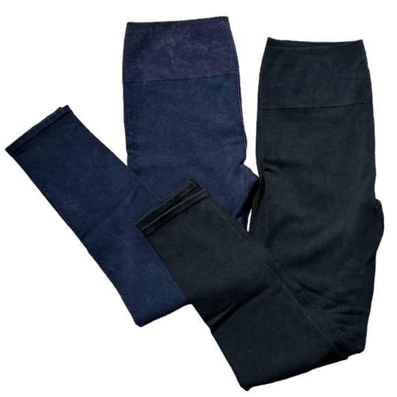 Fabletics Pants - Two Pair of Women’s Ribbed Acid Wash Fabletics Leggings Size Small